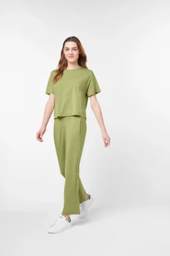 Free FWD Women's Cropped Wide Leg Pant