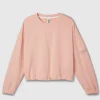 Free FWD Women's Terry Cropped LS Top