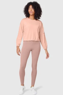 Free FWD Women's Terry Cropped LS Top