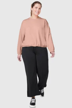 Free FWD Women's Terry Cropped LS Top