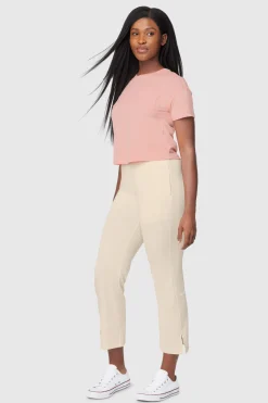 Free FWD Women's Wide Leg Cropped Sweatpant