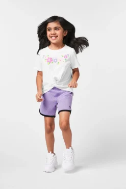 FWD Core Toddler Girls' Flower Twist Tee