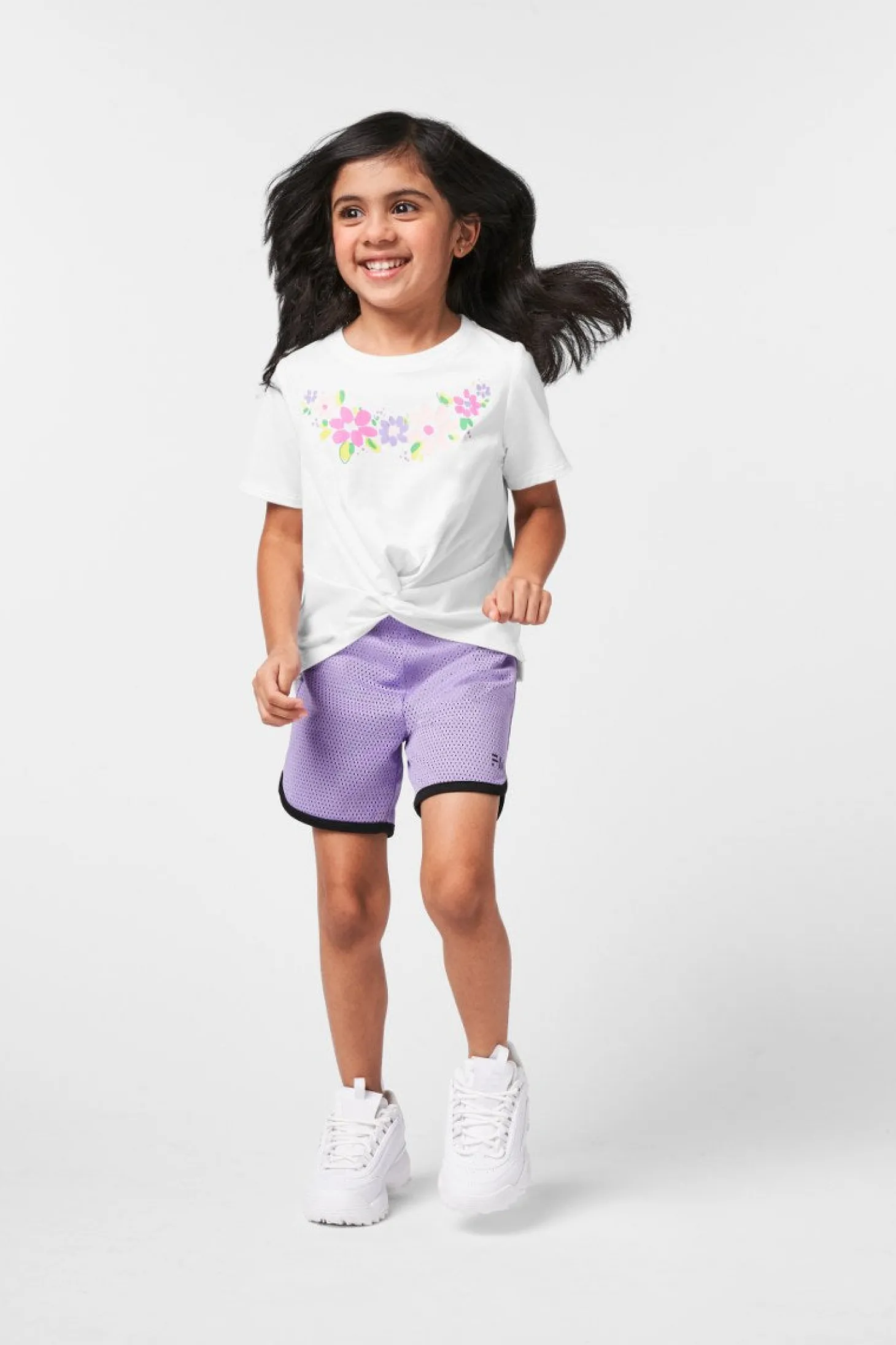 FWD Core Toddler Girls' Flower Twist Tee