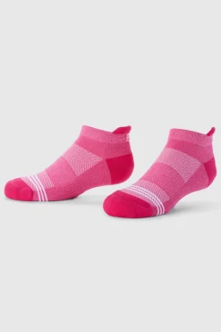 FWD Girl's Athletic Rise No Show Socks - Pack of 6