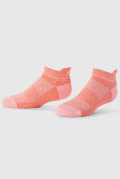 FWD Girl's Athletic Rise No Show Socks - Pack of 6