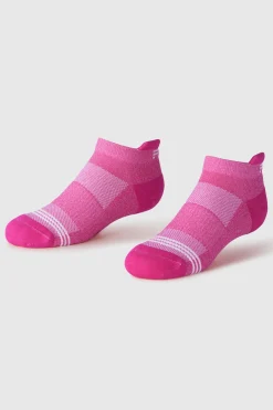 FWD Girl's Athletic Rise No Show Socks - 6 Pack