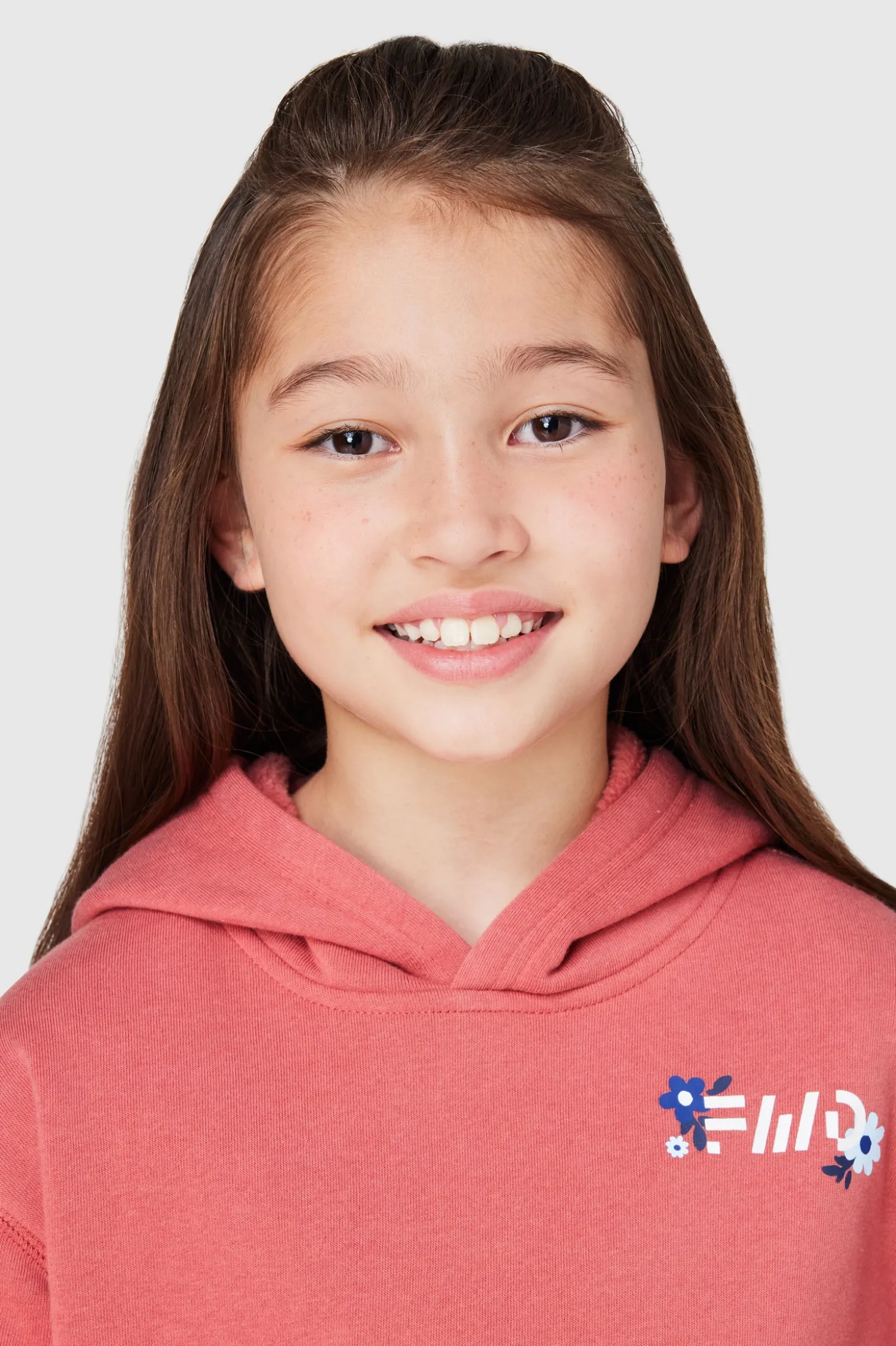 FWD Girl's Core All Year Pullover Solid Hoodie