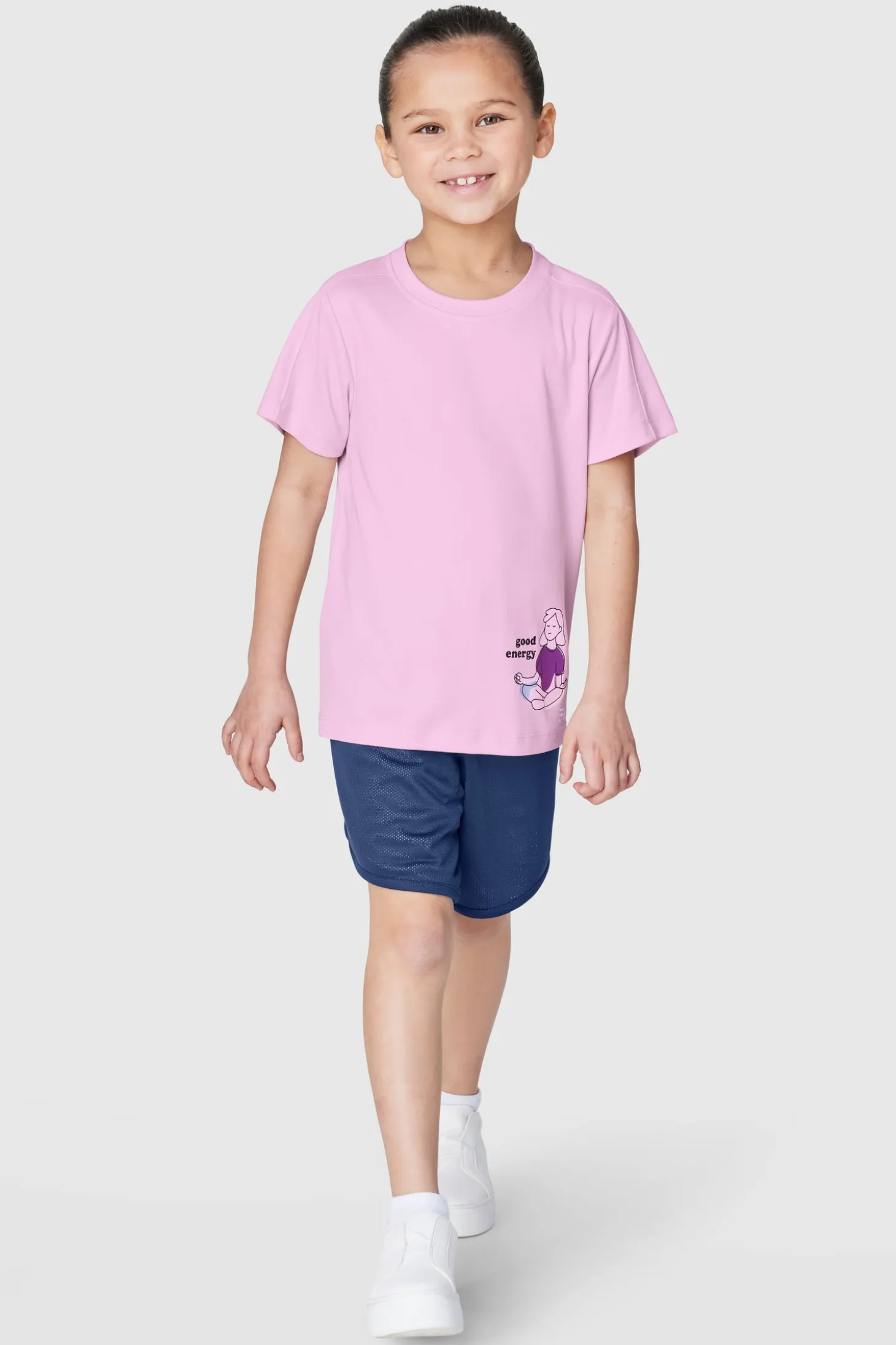 FWD Girl's Core Reversible Mesh Gym Short