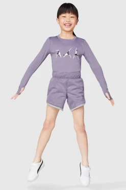 FWD Girl's Core Reversible Mesh Gym Short