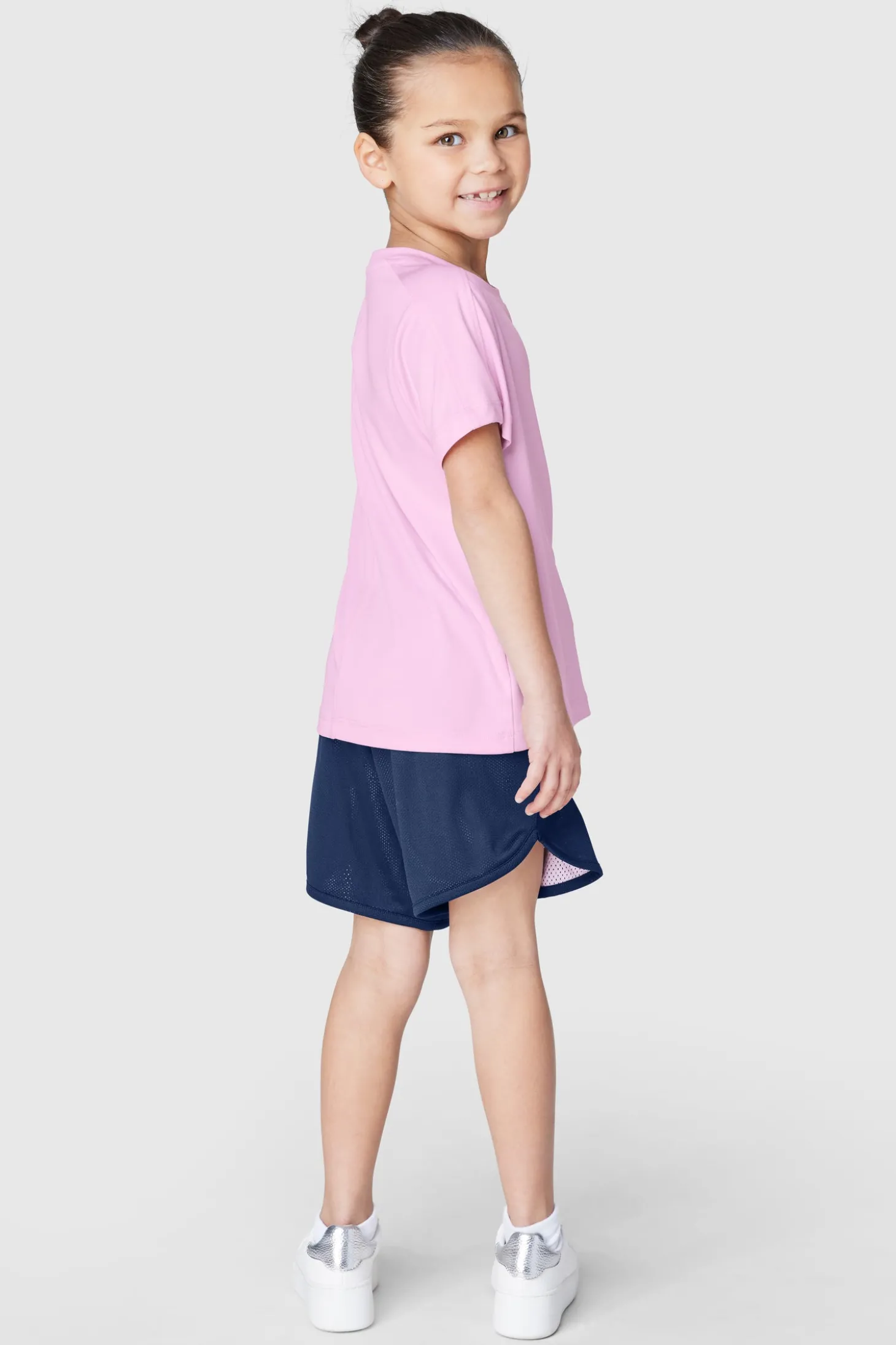 FWD Girl's Core Reversible Mesh Gym Short