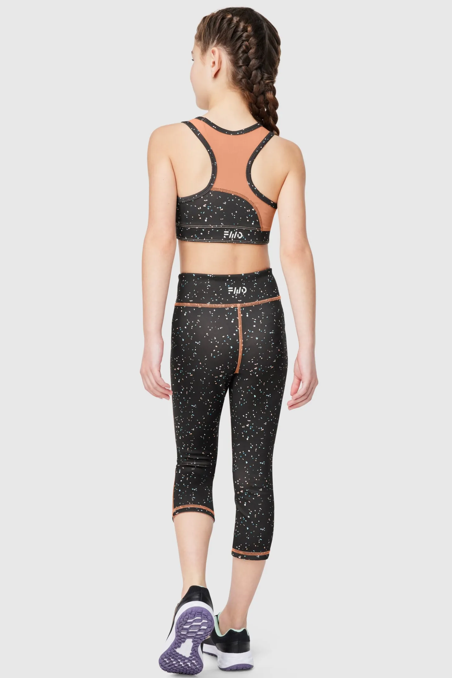 FWD Girl's Core Reversible Crop Legging