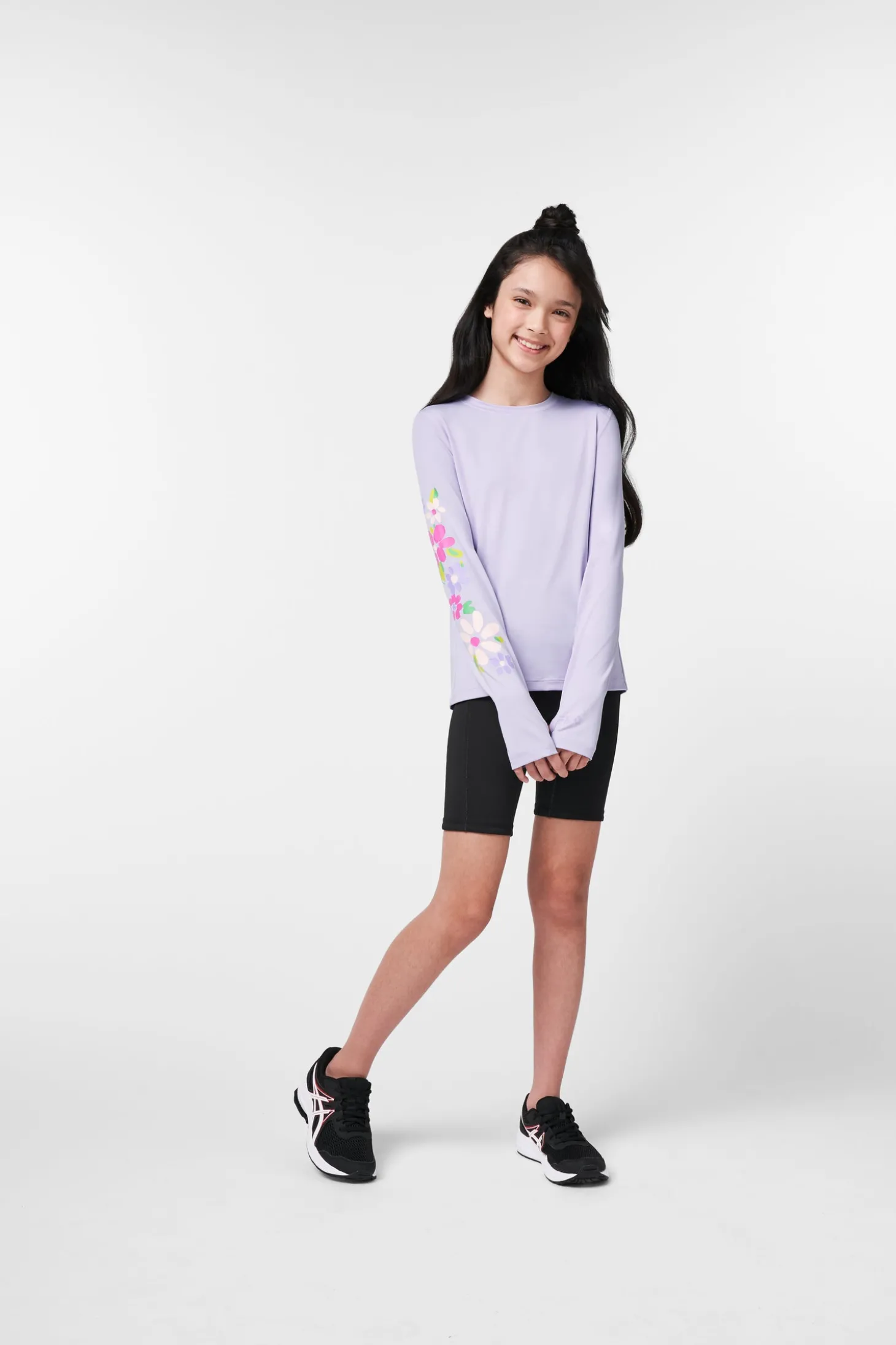 FWD Girls' Flower Long Sleeve