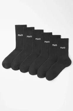 FWD Men's Mesh Crew Socks 6 pack