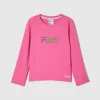 FWD Toddler Girl's LS Printed Top
