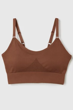 FWD Women's Seamless Sports Bra, Low Impact, Removable Pads