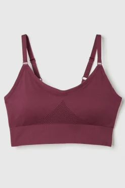 FWD Women's Seamless Sports Bra, Low Impact, Removable Pads