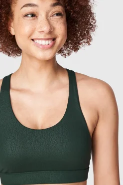 FWD Women's Strappy Sports Bra, Medium Impact, Removable Pads