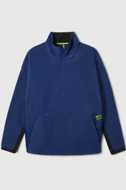 Push FWD Men's 1/4 Zip Sherpa Hybrid Jacket