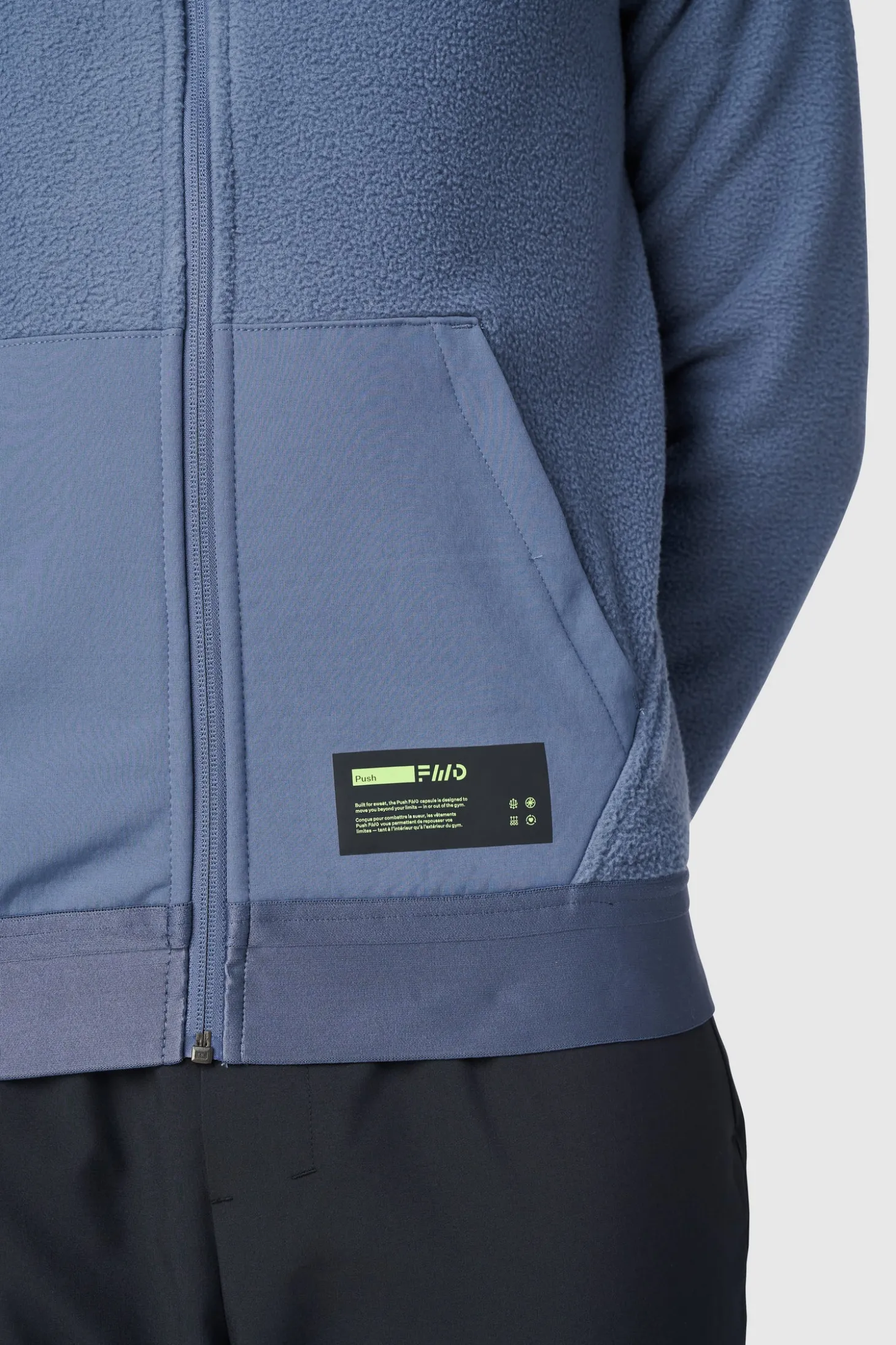 Push FWD Men's Primaloft Train Full Zip Hoodie
