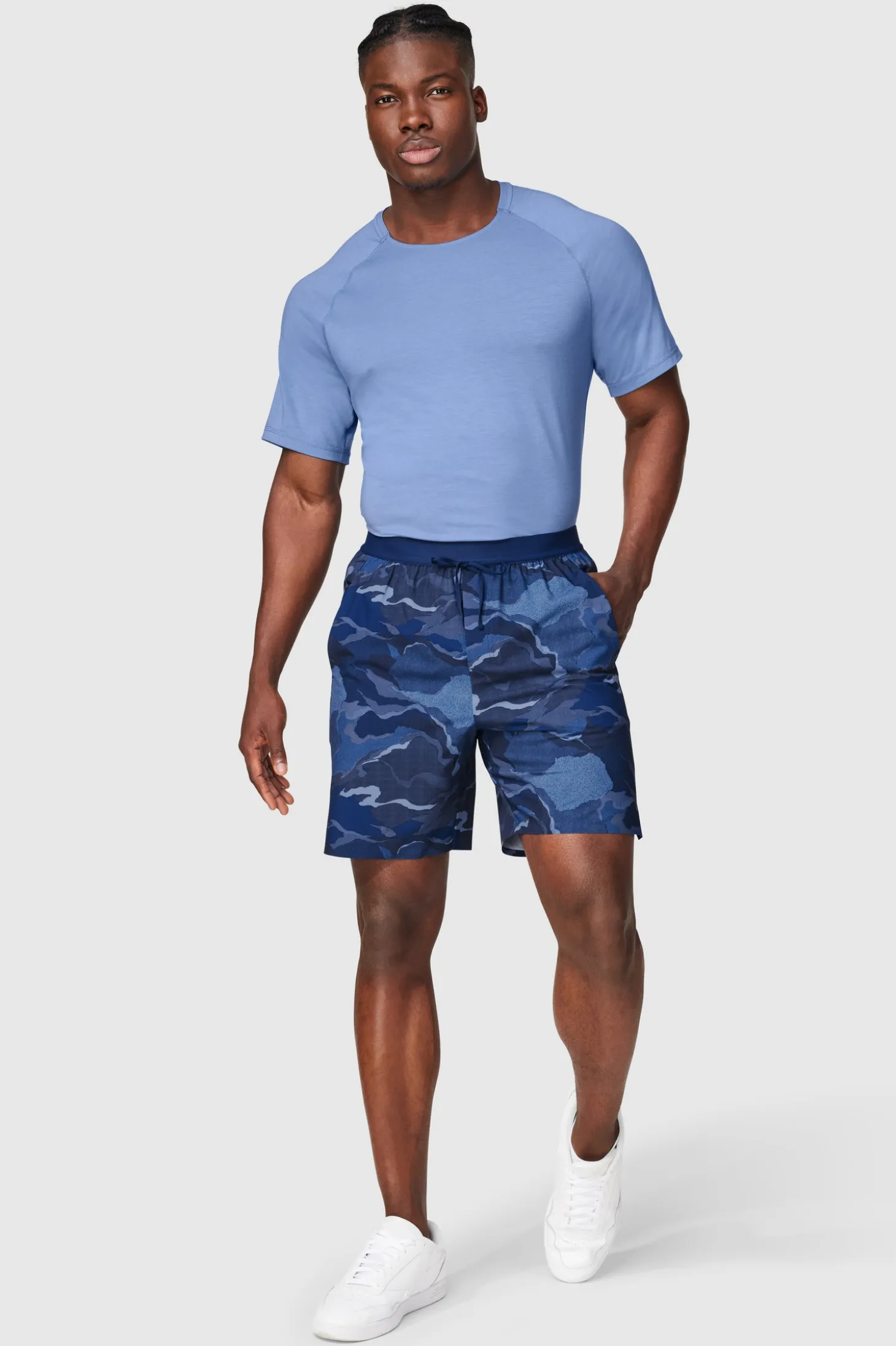 Push FWD Men's Printed Multi-Function 7" Unlined Shorts