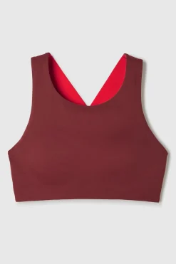 Push FWD Women's Multi-Strap Sports Bra, Medium Impact, Removable Pads