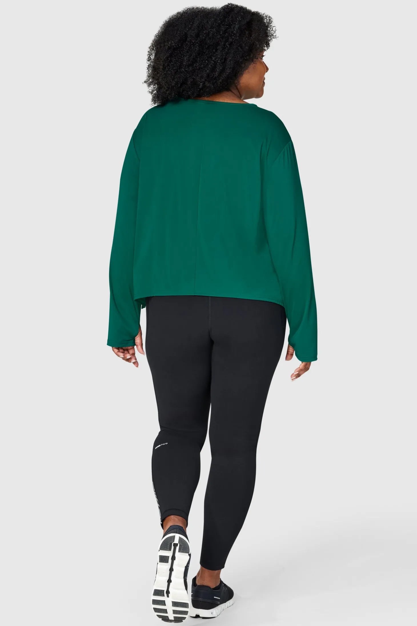 Push FWD Women's Plus Long Sleeve Active Flow Top