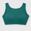 Push FWD Women's Plus Multi-Strap Sports Bra, Medium Impact, Removable Pads