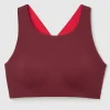 Push FWD Women's Plus Multi-Strap Sports Bra, Medium Impact, Removable Pads