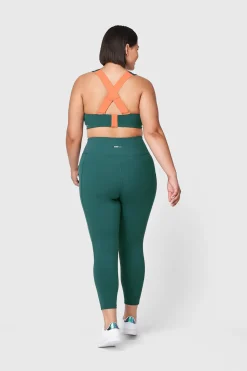 Push FWD Women's Plus Multi-Strap Sports Bra, Medium Impact, Removable Pads