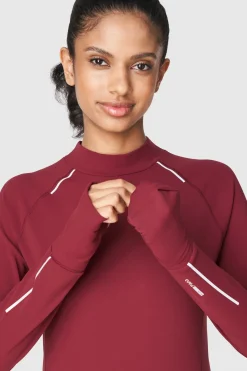 Push FWD Women's Winter Train Mock Long Sleeve Shirt