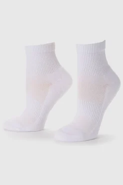 Women's Athletic Quarter Crew Socks - 6 pack